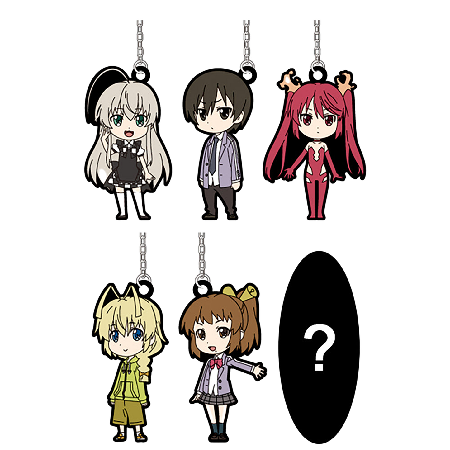 這いよれ！ニャル子さん ラバーキーチェーン（クローズタイプ）