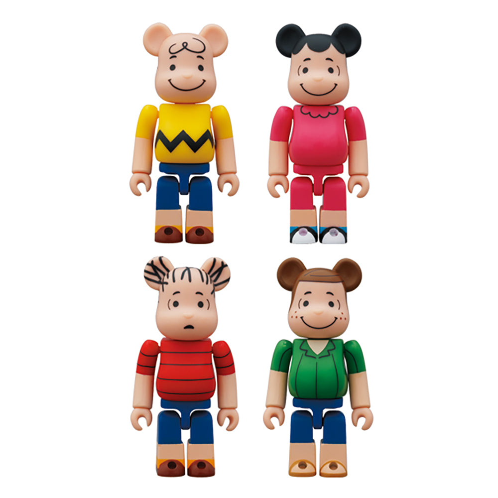BE@RBRICK CHARLIE BROWN/LUCY/LINUS/PEPPERMINT PATT_0