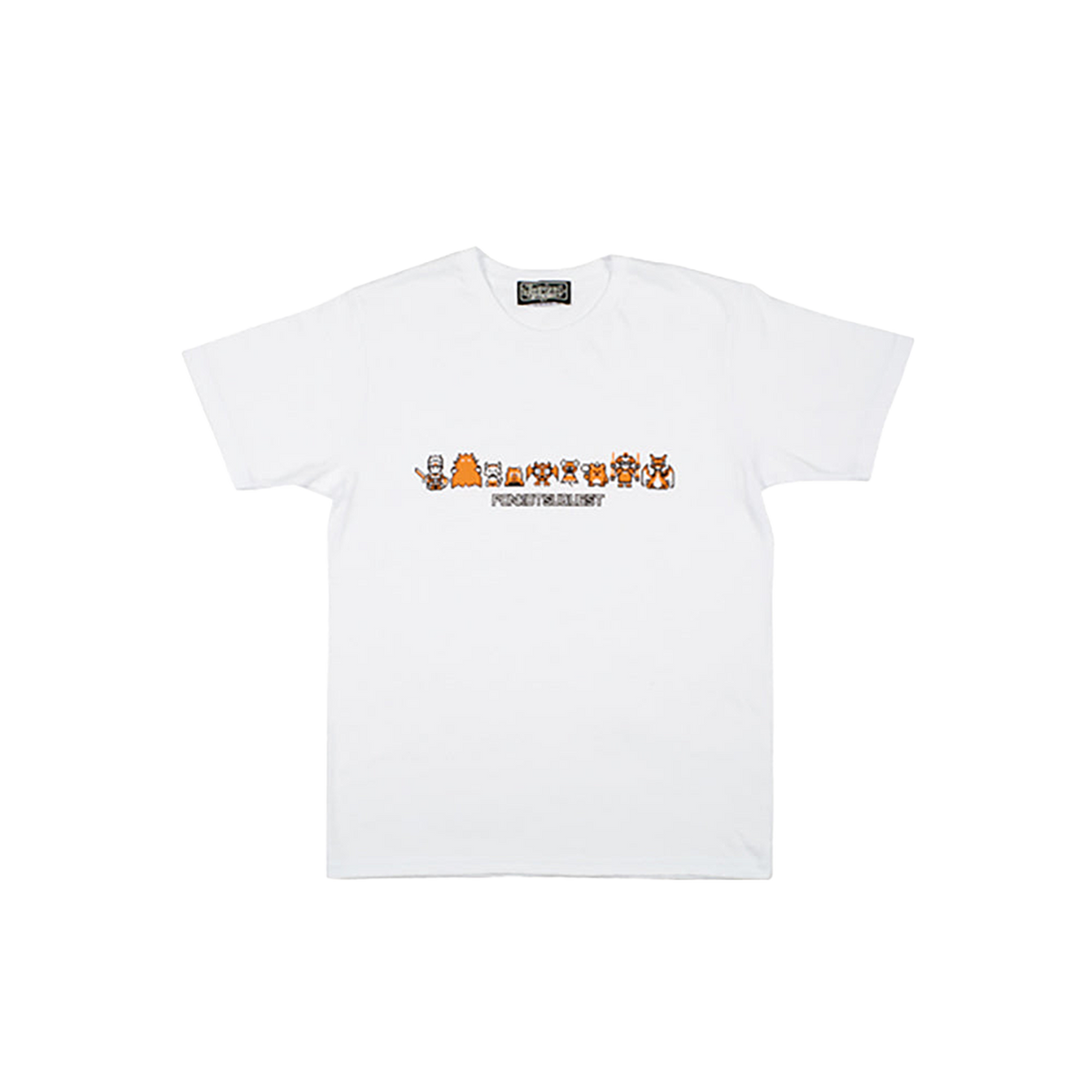 ポンコツクエスト Tシャツ A (8ビット風) グリーン/オレンジ | MEDICOM