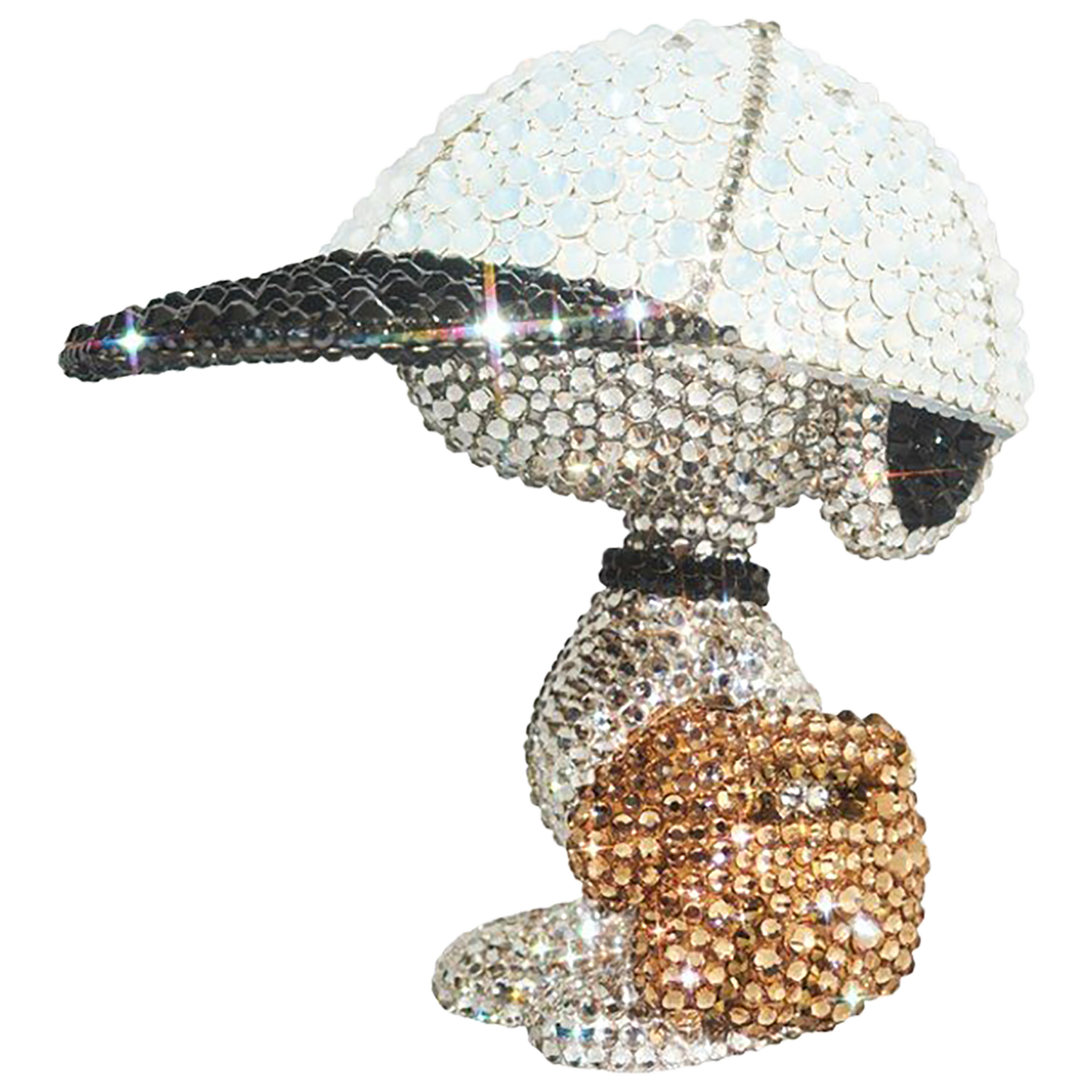 UDF CRYSTAL DECORATE SNOOPY BASEBALL PLAYER SNOOPY《Scheduled to be shipped within 3 to 6 months after ordering》