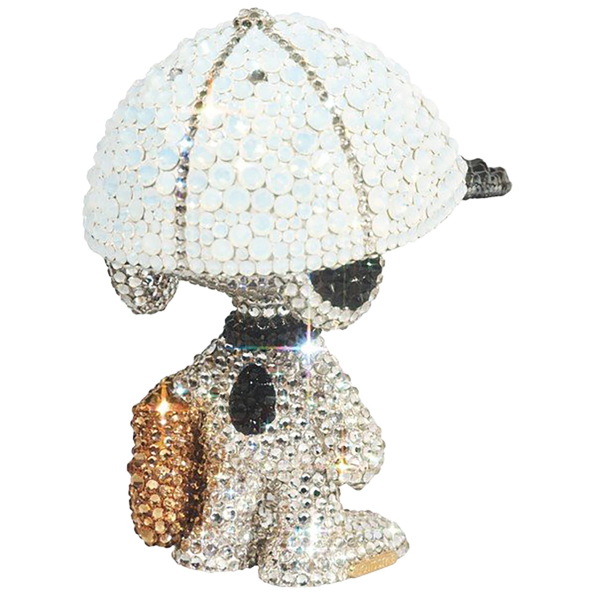 UDF CRYSTAL DECORATE SNOOPY BASEBALL PLAYER SNOOPY《Scheduled to be shipped within 3 to 6 months after ordering》