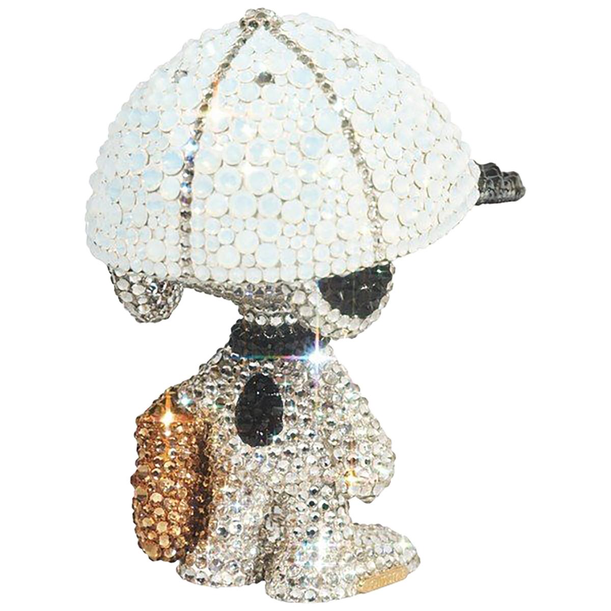 UDF CRYSTAL DECORATE SNOOPY BASEBALL PLAYER SNOOPY《Scheduled to be shipped within 3 to 6 months after ordering》