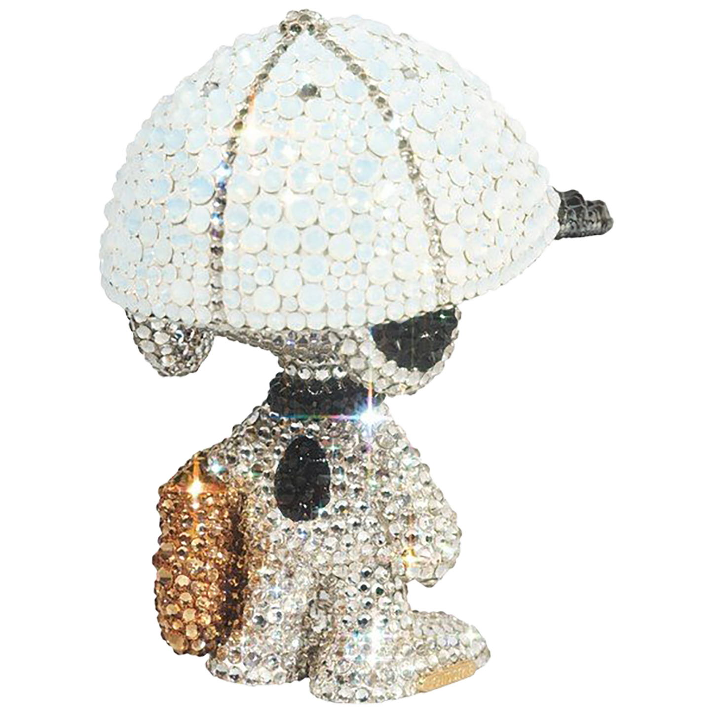 UDF CRYSTAL DECORATE SNOOPY BASEBALL PLAYER SNOOPY《Scheduled to be shipped within 3 to 6 months after ordering》