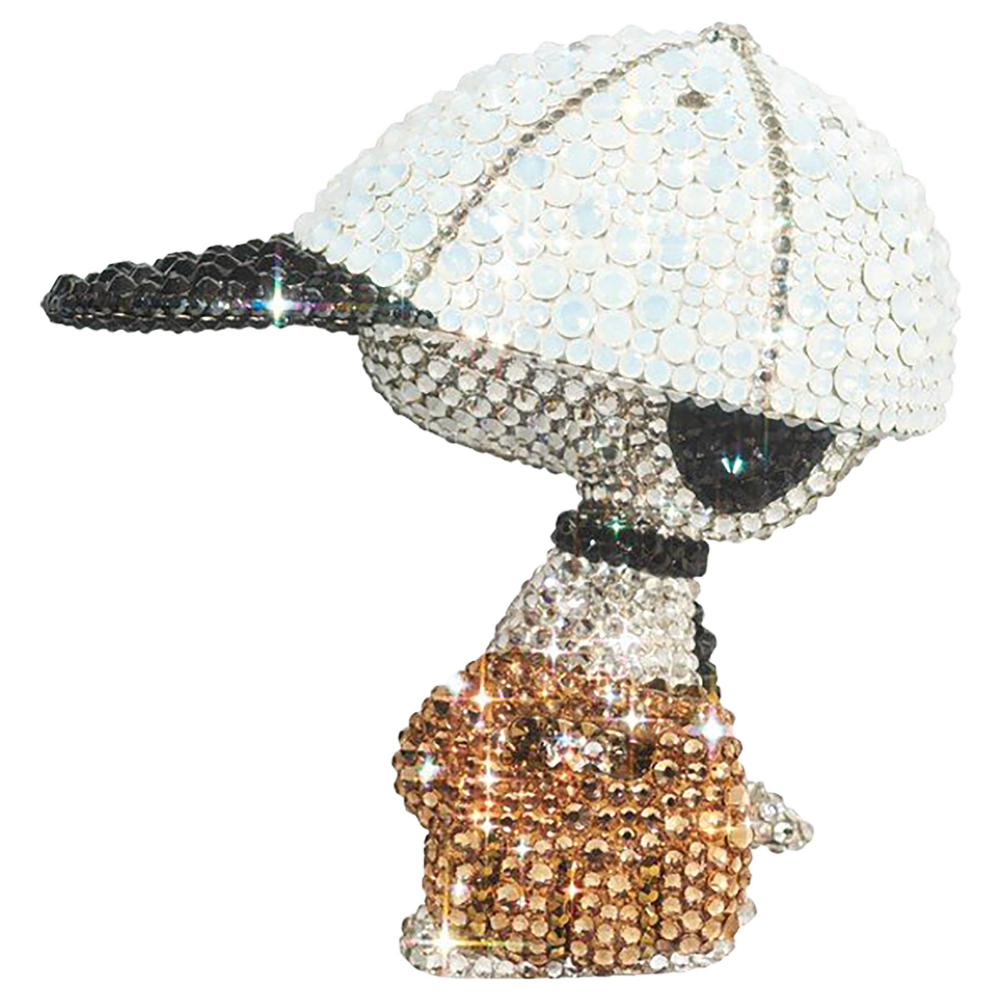UDF CRYSTAL DECORATE SNOOPY BASEBALL PLAYER SNOOPY《Scheduled to be shipped within 3 to 6 months after ordering》