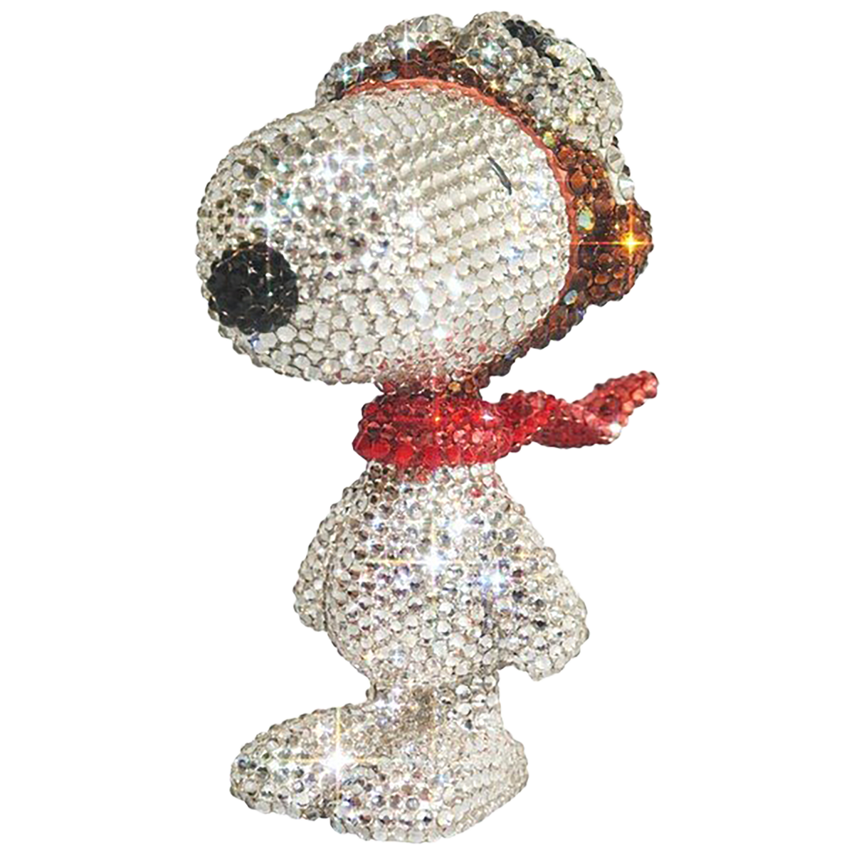 UDF CRYSTAL DECORATE SNOOPY SNOOPY THE FLYING ACE《Scheduled to be shipped within 3 to 6 months after ordering》