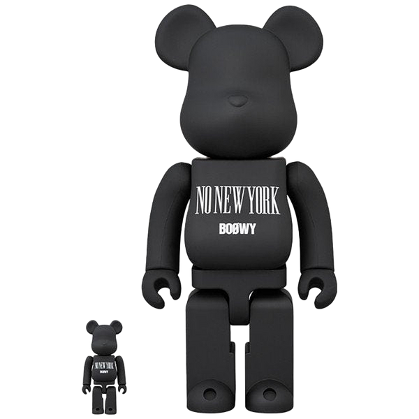MEDICOM TOY - MEDICOM TOY メディコムトイ BE@RBRICK BOOWY NO NEW YORK 1000% ベアブリック ニューヨーク ボウイ フィギュア 人形 ブラック BE@RBRICK BOOWY “NO NEW YORK” 100％ & 400％ | MEDICOM TOY OFFICIAL
