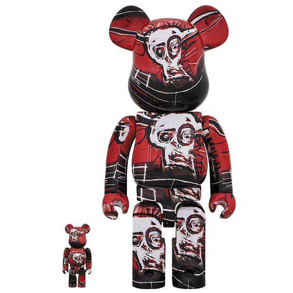 BE@RBRICK JEAN-MICHEL BASQUIAT #5 100％ & 400％ | MEDICOM TOY