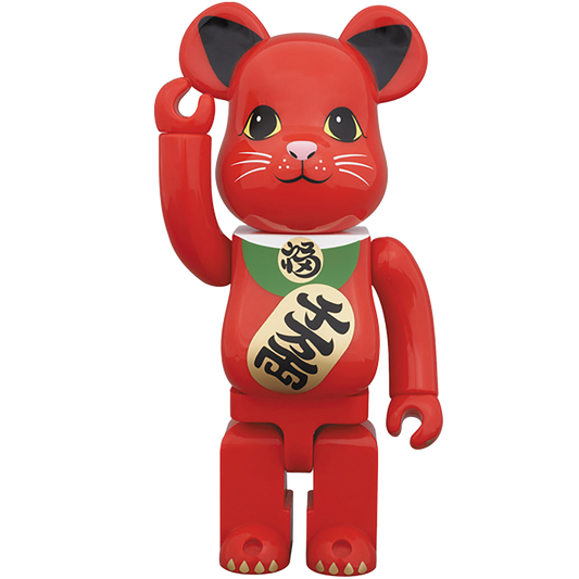 BE@RBRICK 招き猫 赤 400％