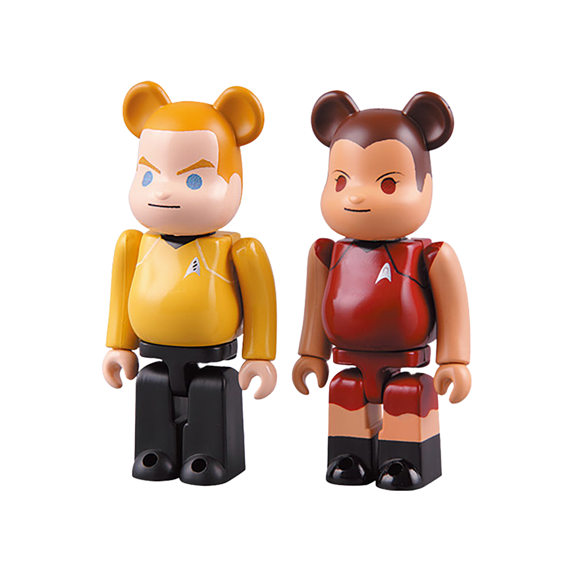 BE@RBRICK JAMES T. KIRK & UHURA 2PACK SET