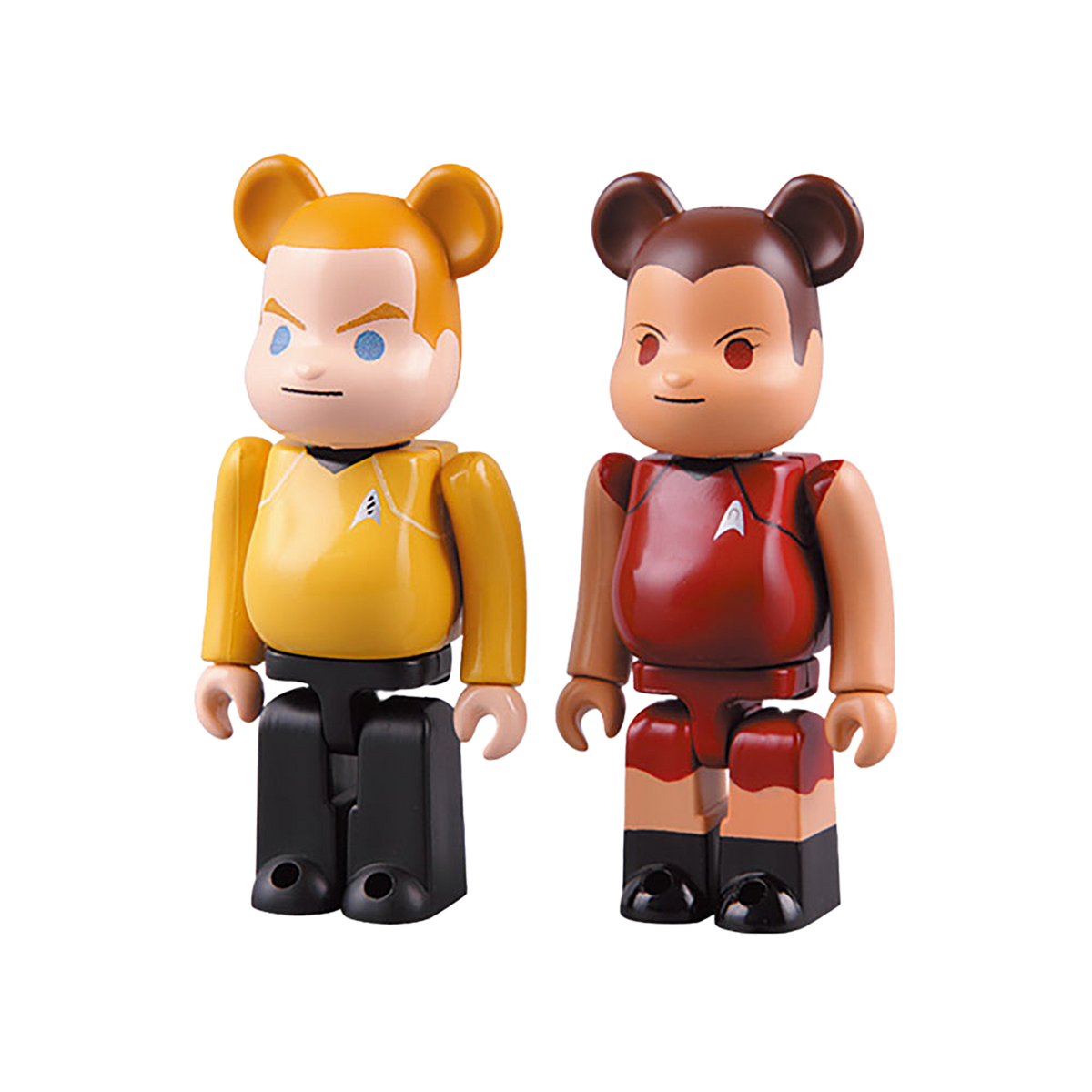 BE@RBRICK JAMES T. KIRK & UHURA 2PACK SET