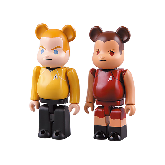 BE@RBRICK JAMES T. KIRK & UHURA 2PACK SET