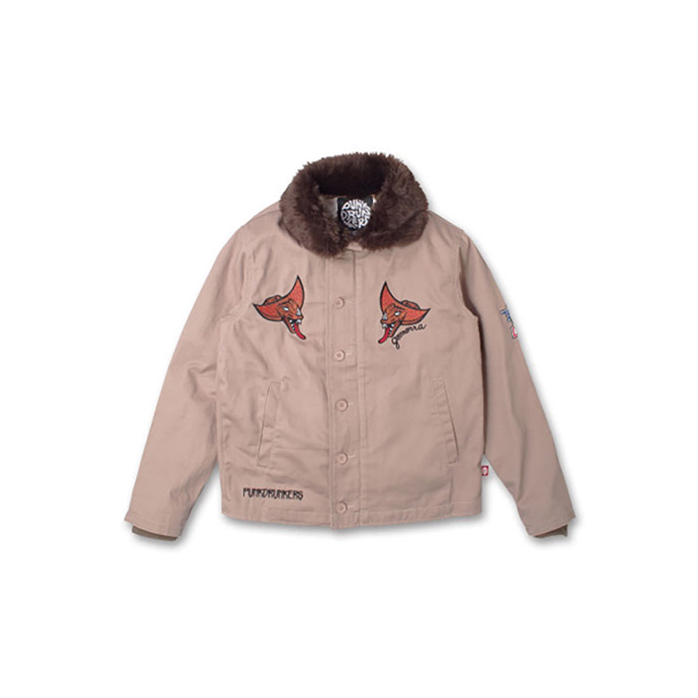 ゴモラデッキJKT（BEIGE / NAVY）_1