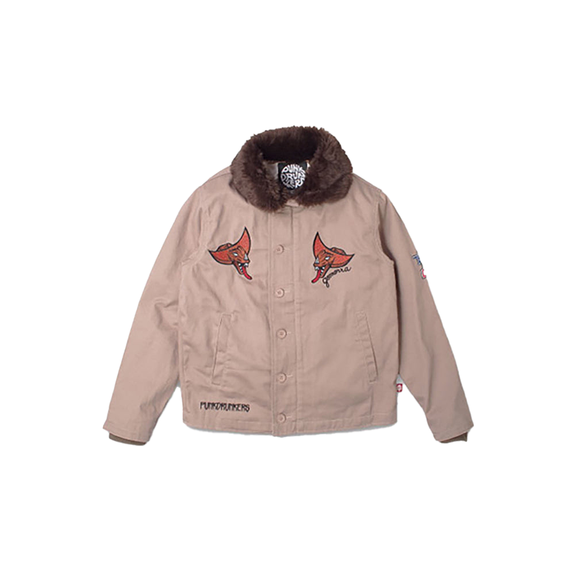 ゴモラデッキJKT（BEIGE / NAVY）