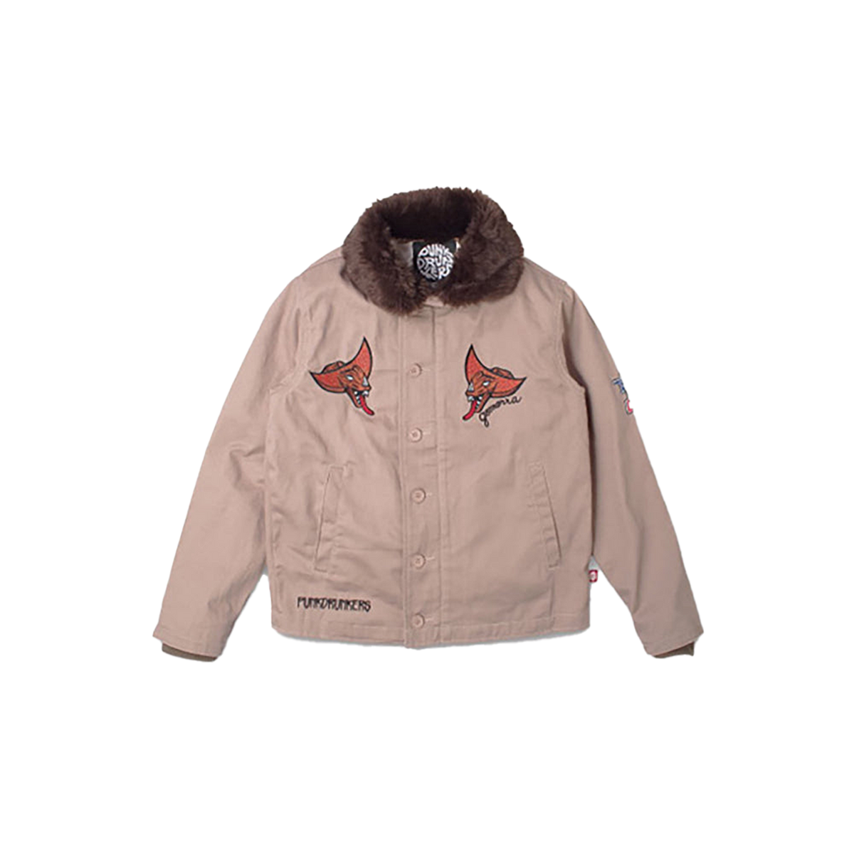 ゴモラデッキJKT（BEIGE / NAVY）
