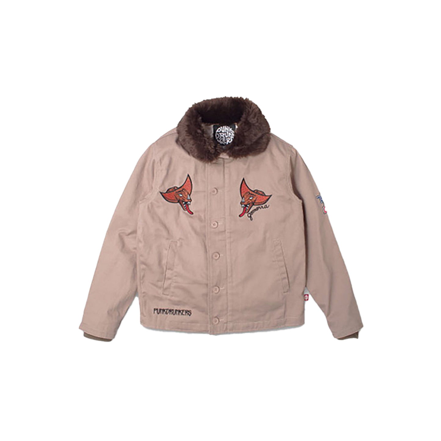 ゴモラデッキJKT（BEIGE / NAVY）