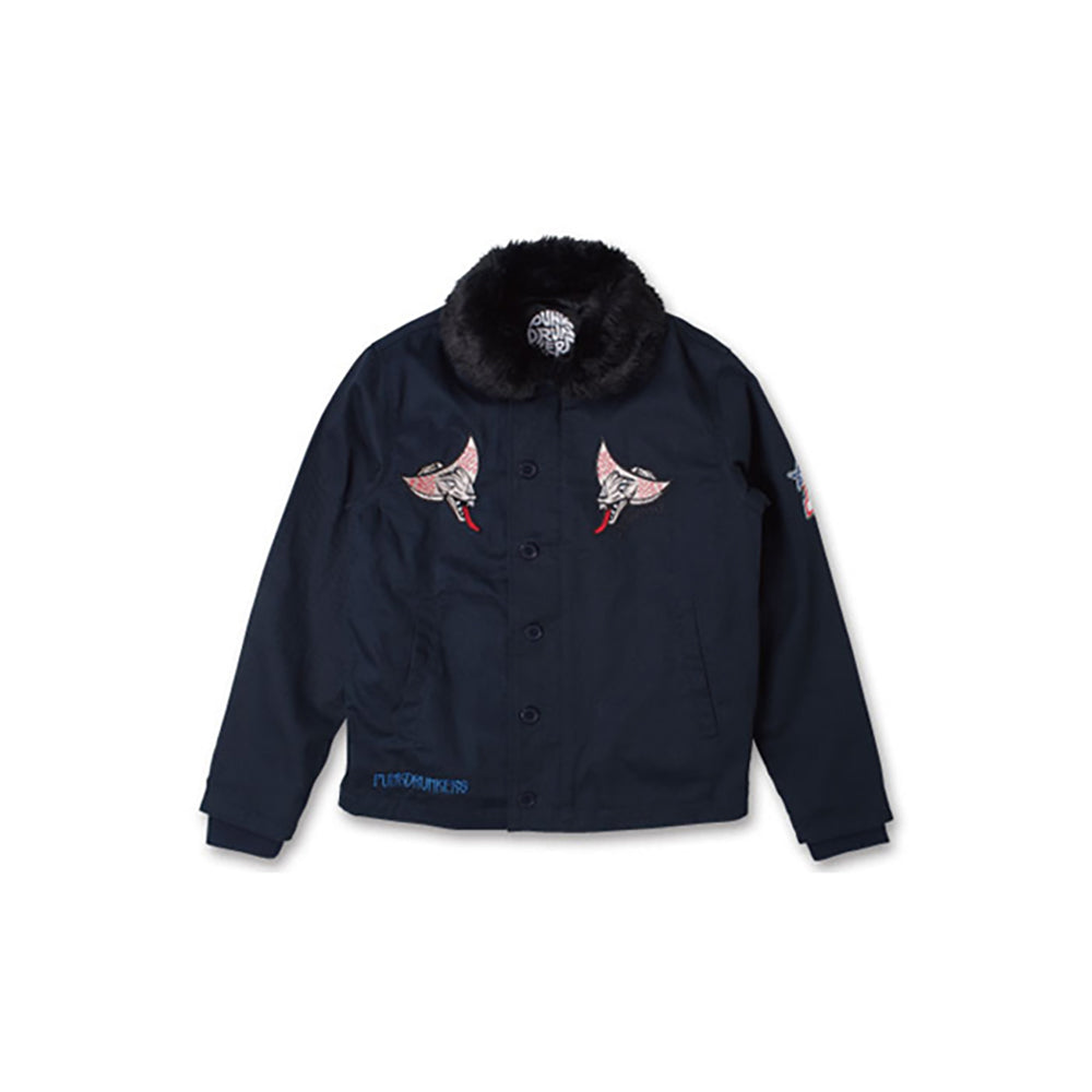 ゴモラデッキJKT（BEIGE / NAVY）_3
