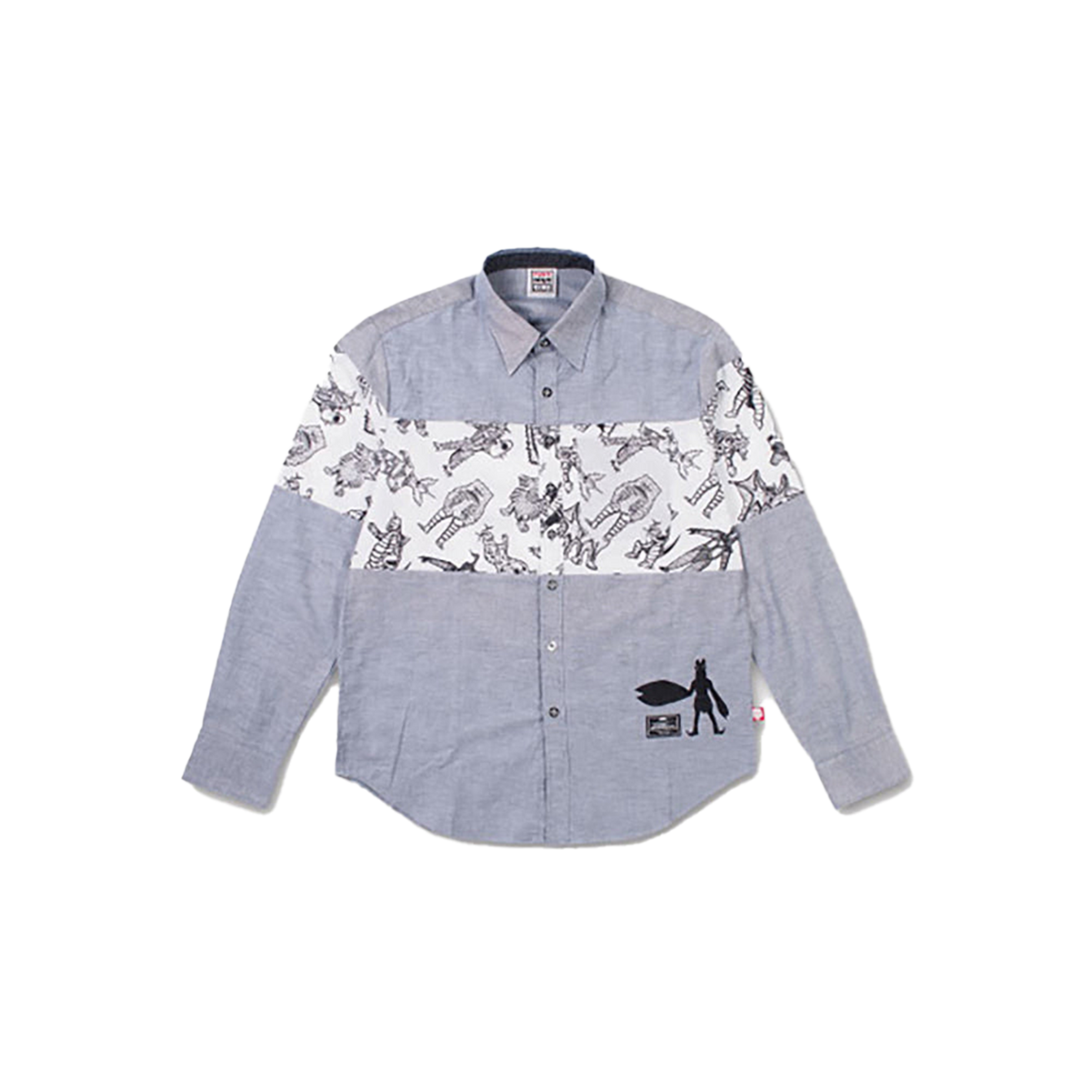 怪獣切替シャツ