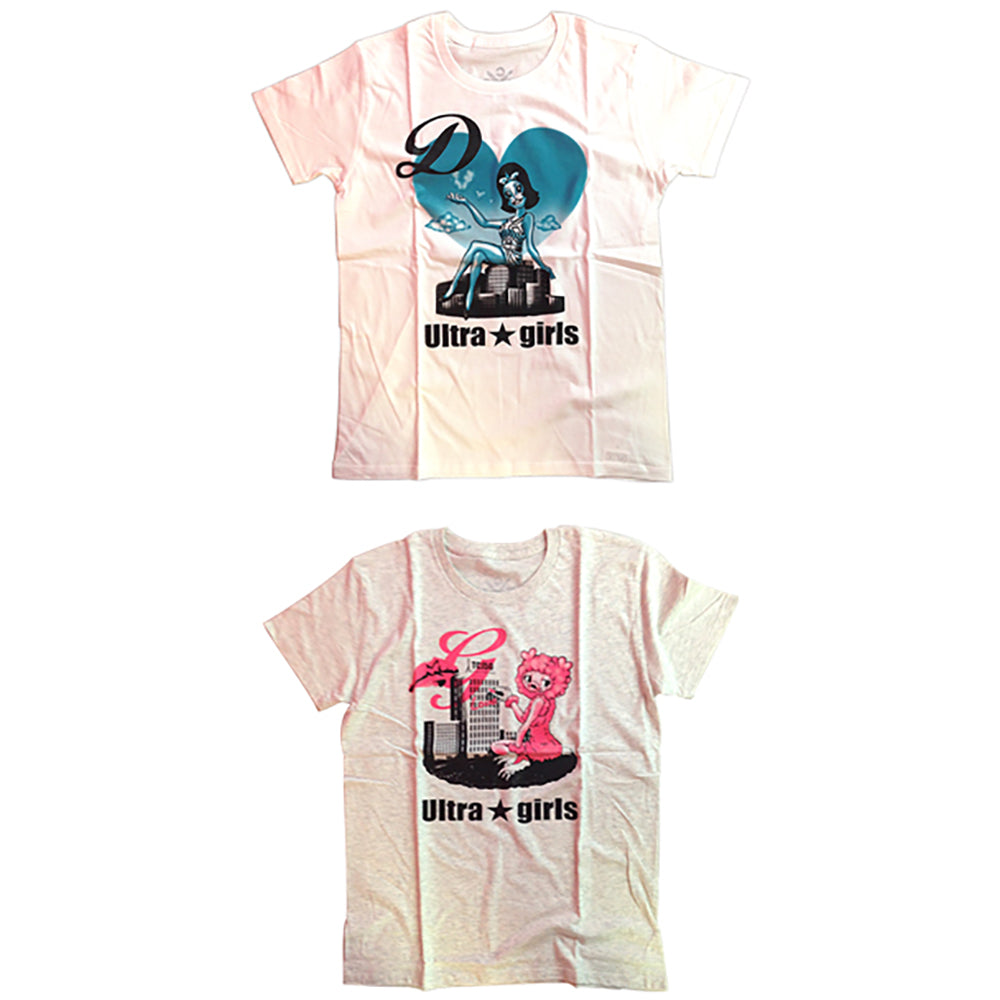 Ultra★girls Tシャツ（WHITE / GRAY）_0