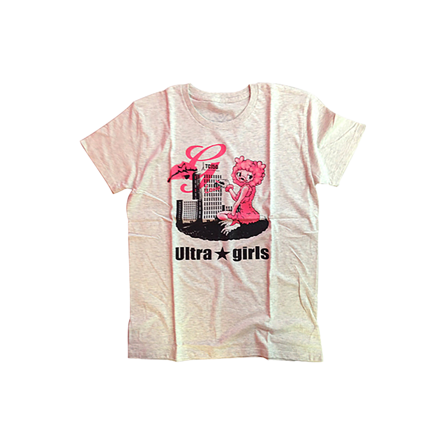 Ultra★girls Tシャツ（WHITE / GRAY）