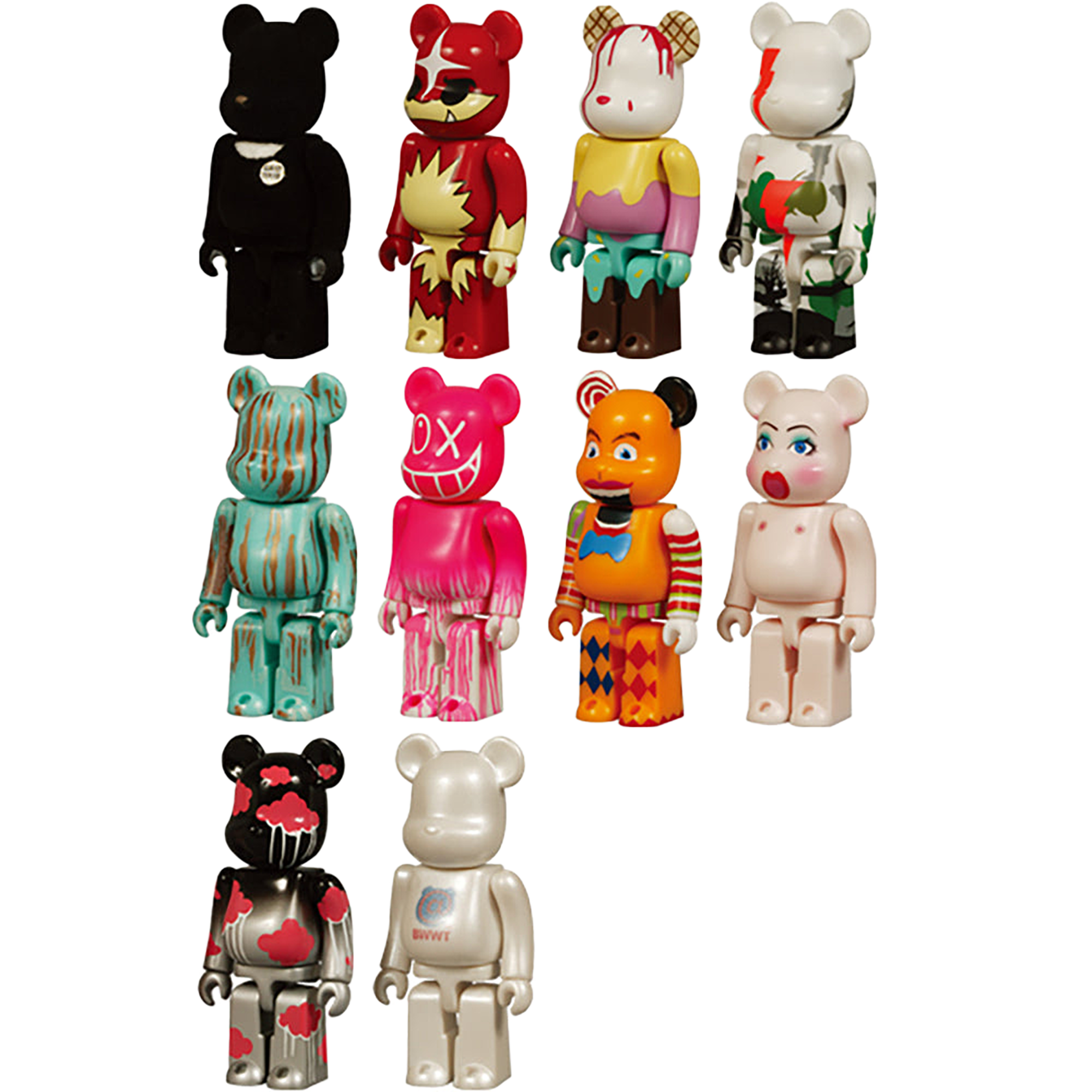 WORLD WIDE TOUR BE@RBRICK 10 PC SET