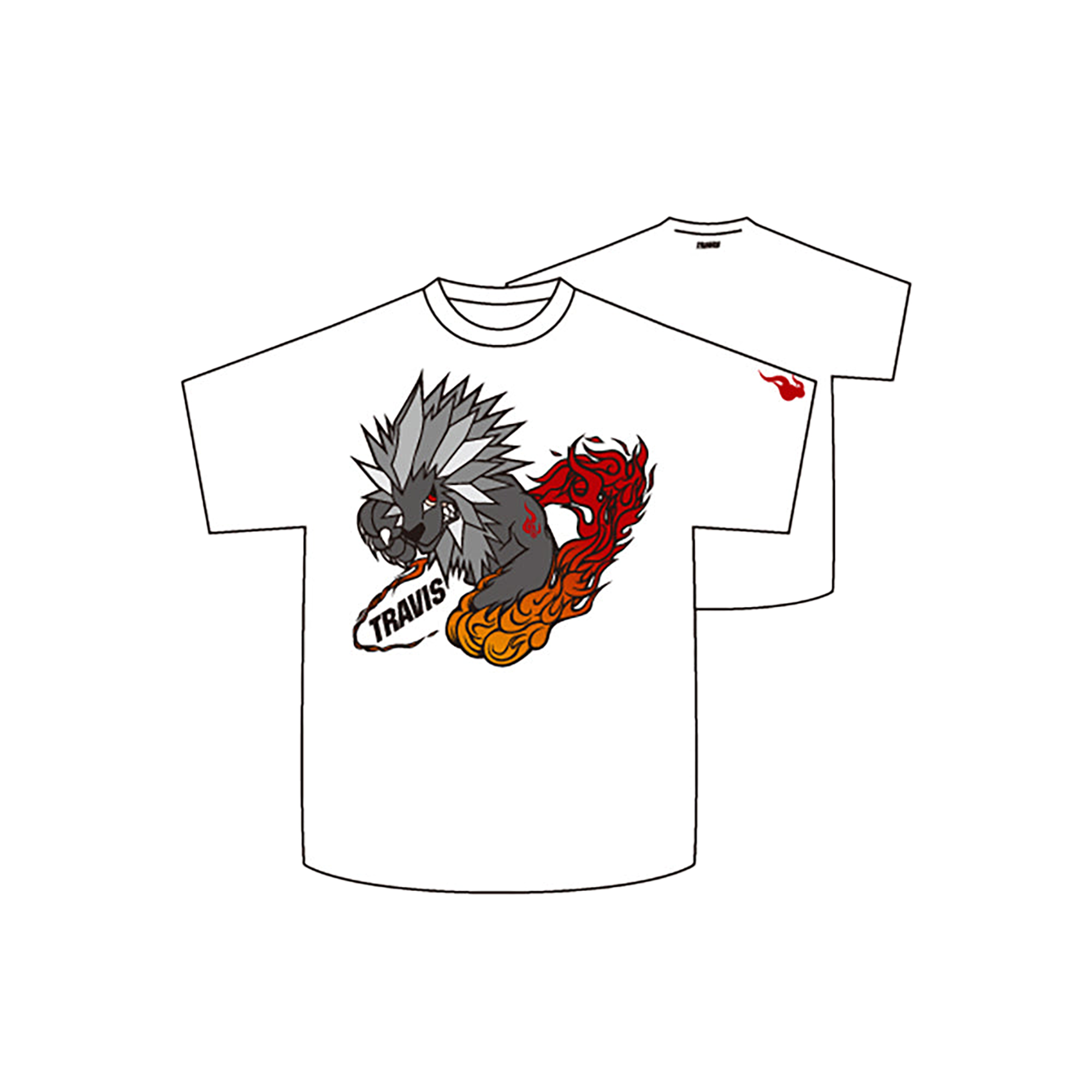 TRAVIS Key Chain / TRAVIS T-shirt w/TRAVIS Key Chain set