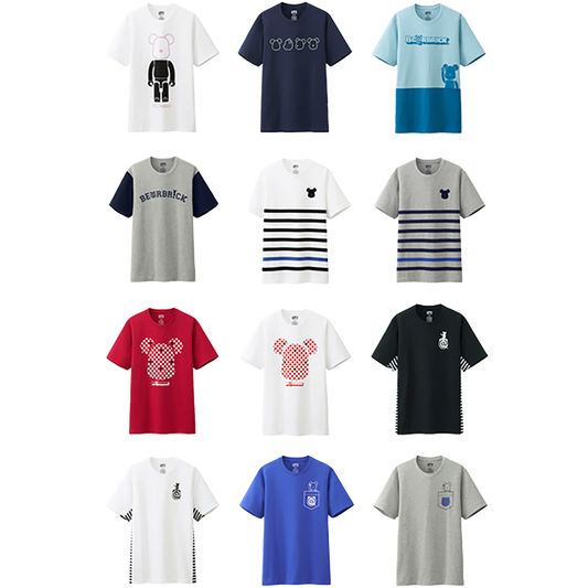 BE@RBRICK グラフィックTシャツ