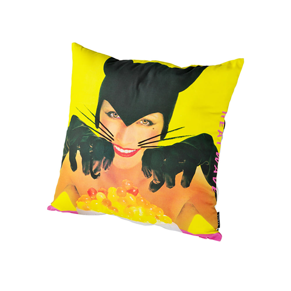 VINYL “BLACK CATS” CUSHION HEAT WAVE_0