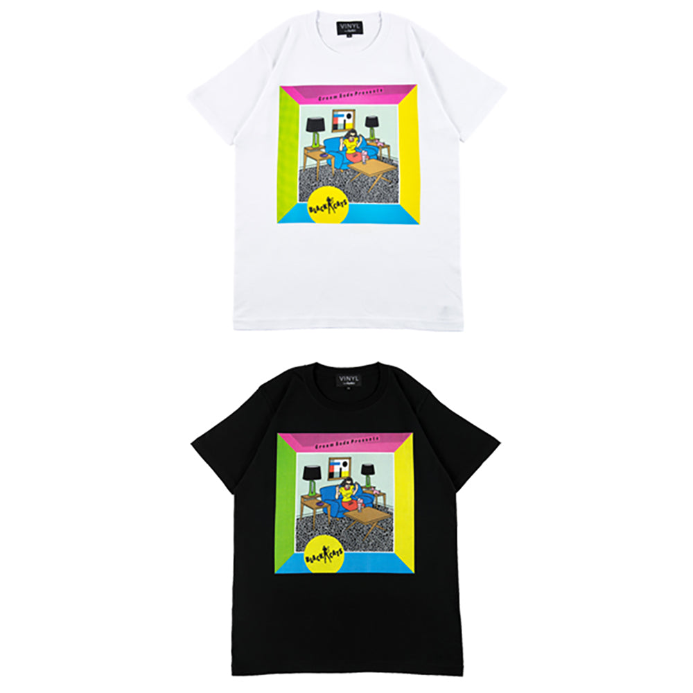 VINYL “BLACK CATS” TEE CREAM-SODA PRESENTS_0