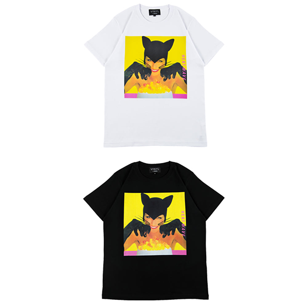 VINYL “BLACK CATS” TEE HEAT WAVE_0