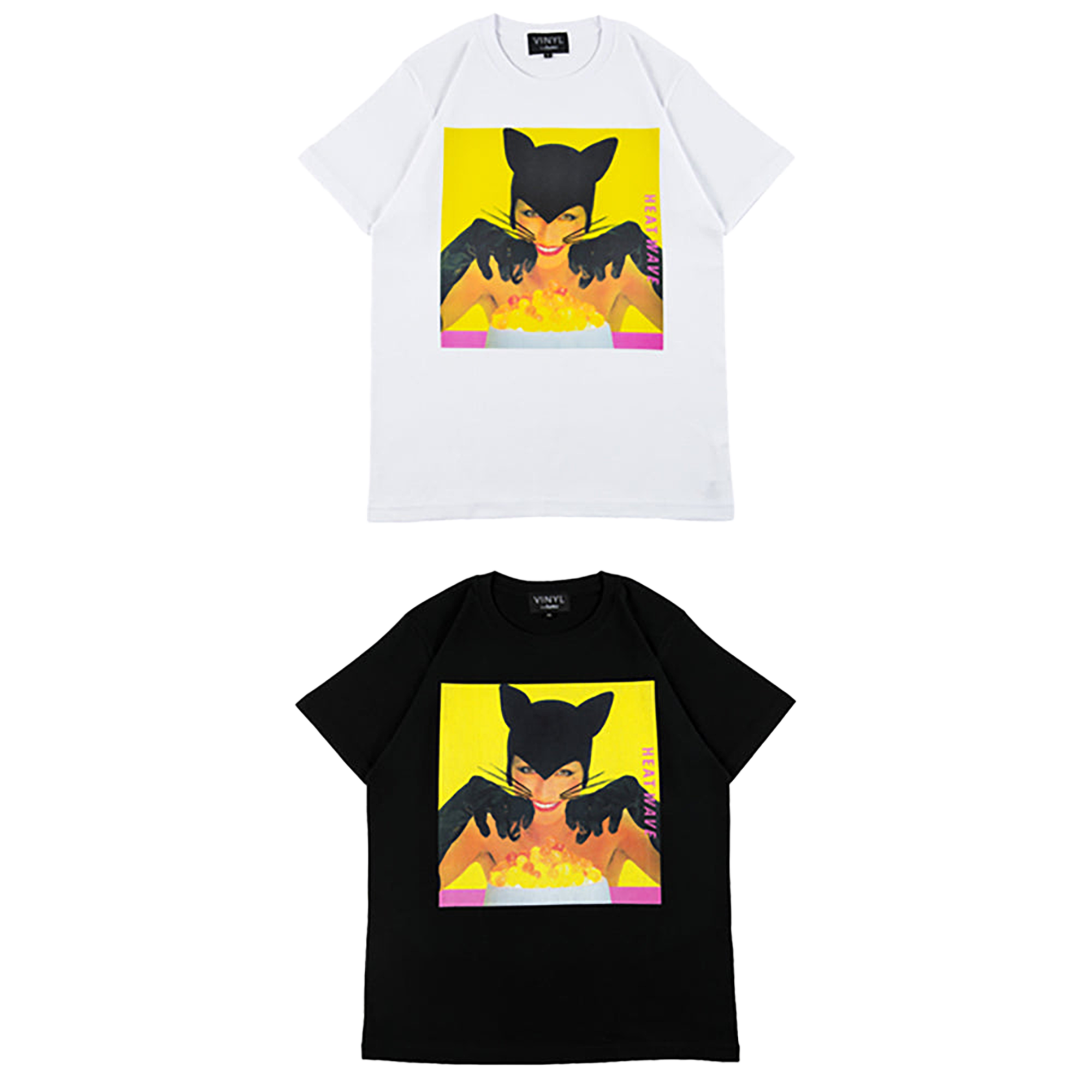 VINYL “BLACK CATS” TEE HEAT WAVE