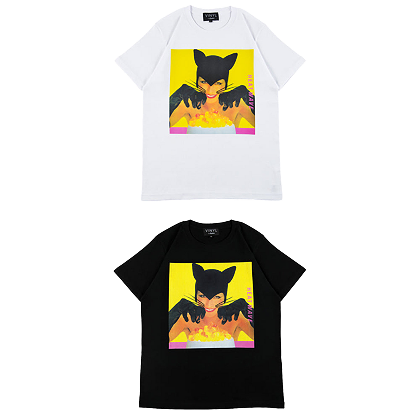 VINYL “BLACK CATS” TEE HEAT WAVE