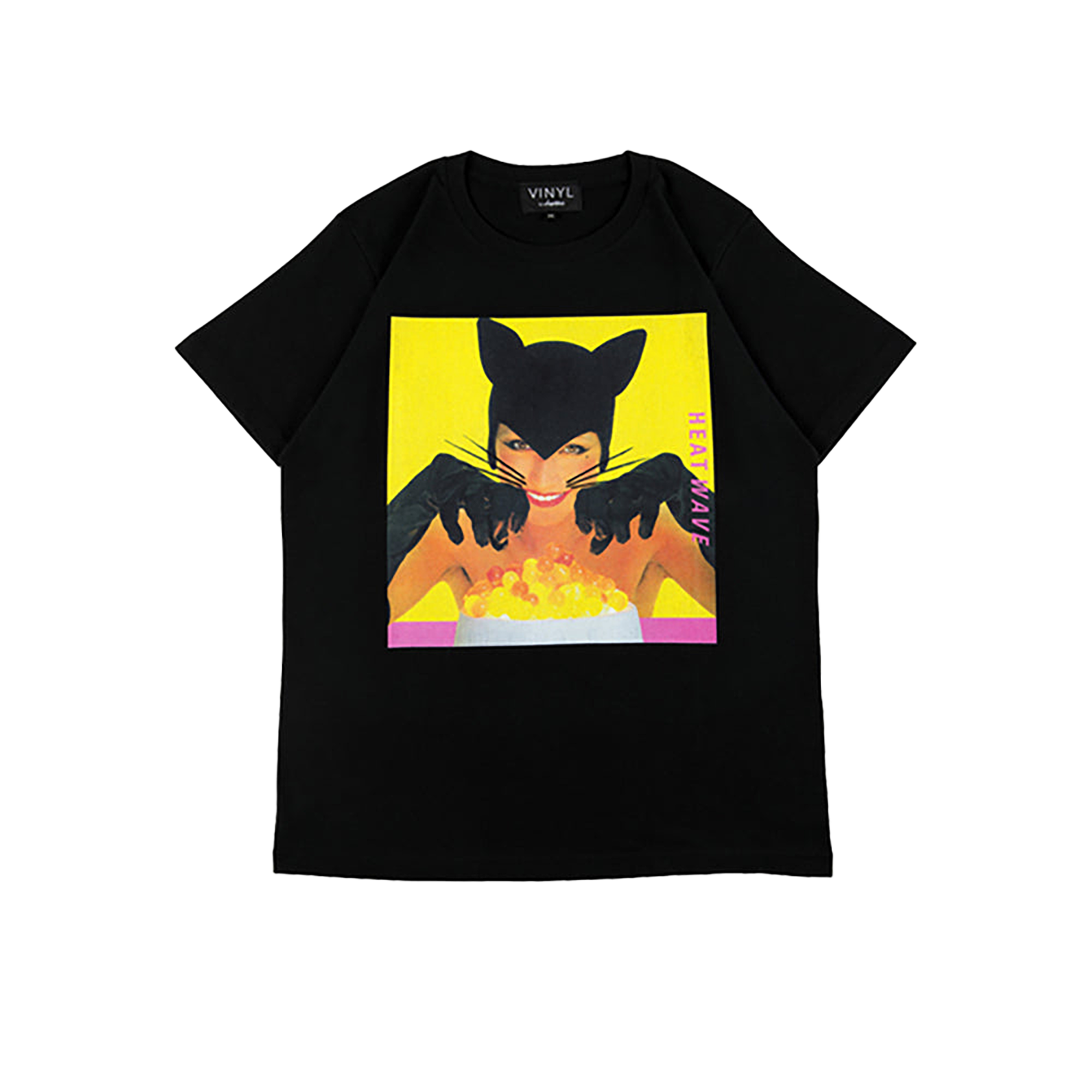 VINYL “BLACK CATS” TEE HEAT WAVE