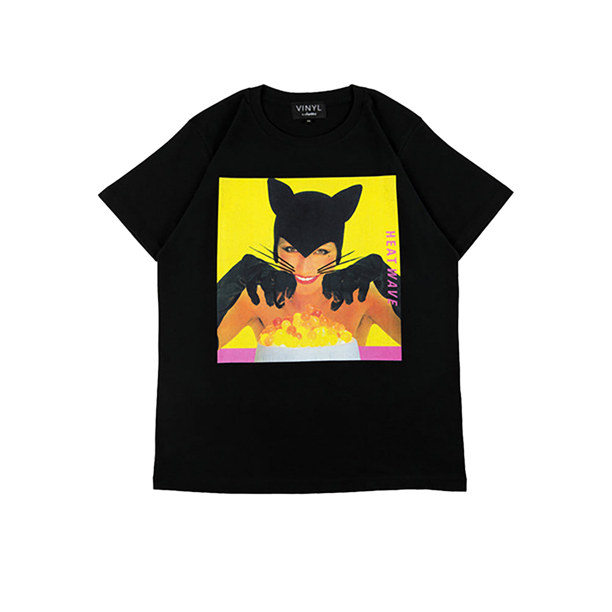 VINYL “BLACK CATS” TEE HEAT WAVE
