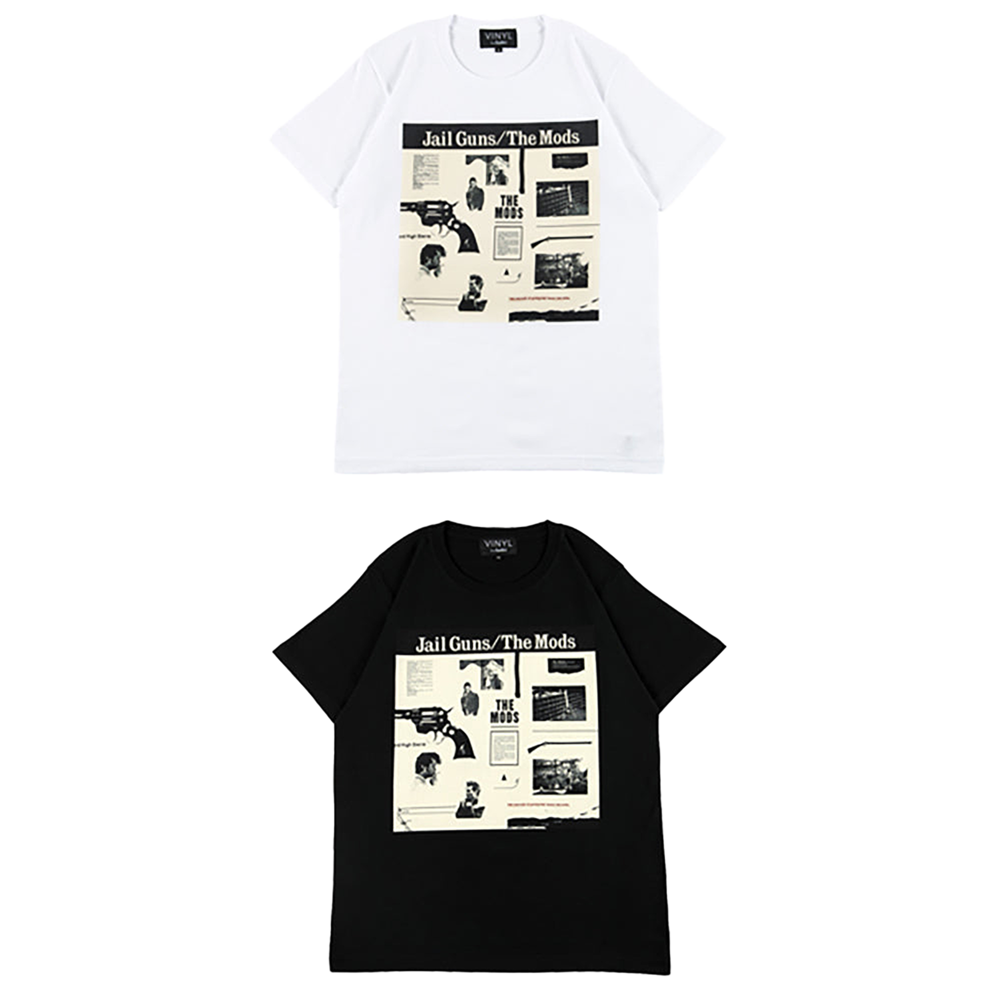 VINYL “THE MODS” TEE JAIL GUNS