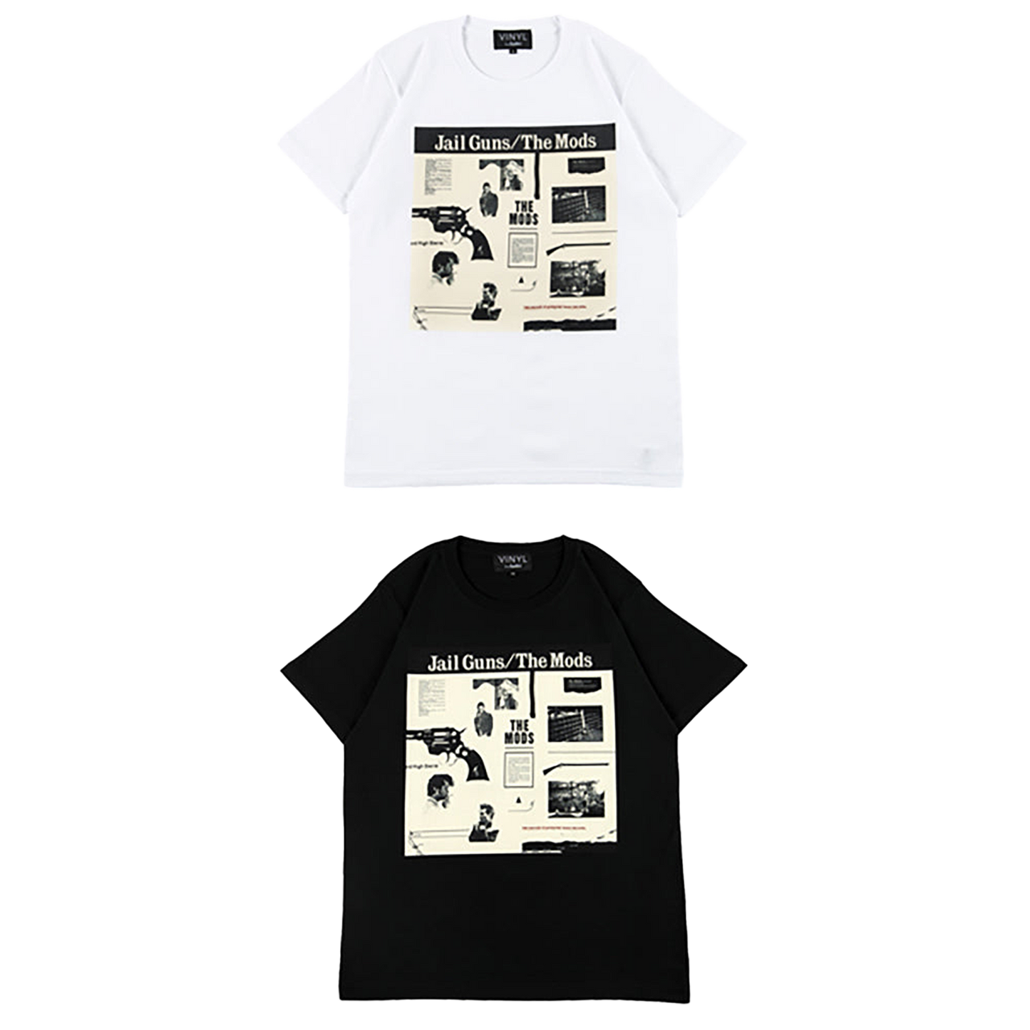 VINYL “THE MODS” TEE JAIL GUNS