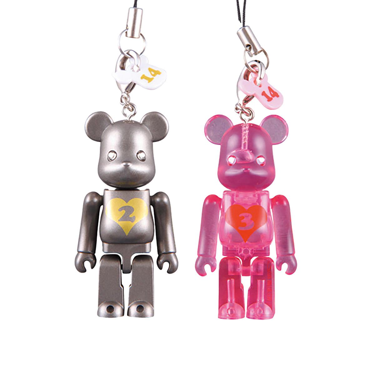 VALENTINE DAY & WHITE DAY Birthday BE@RBRICK 2PACK SET