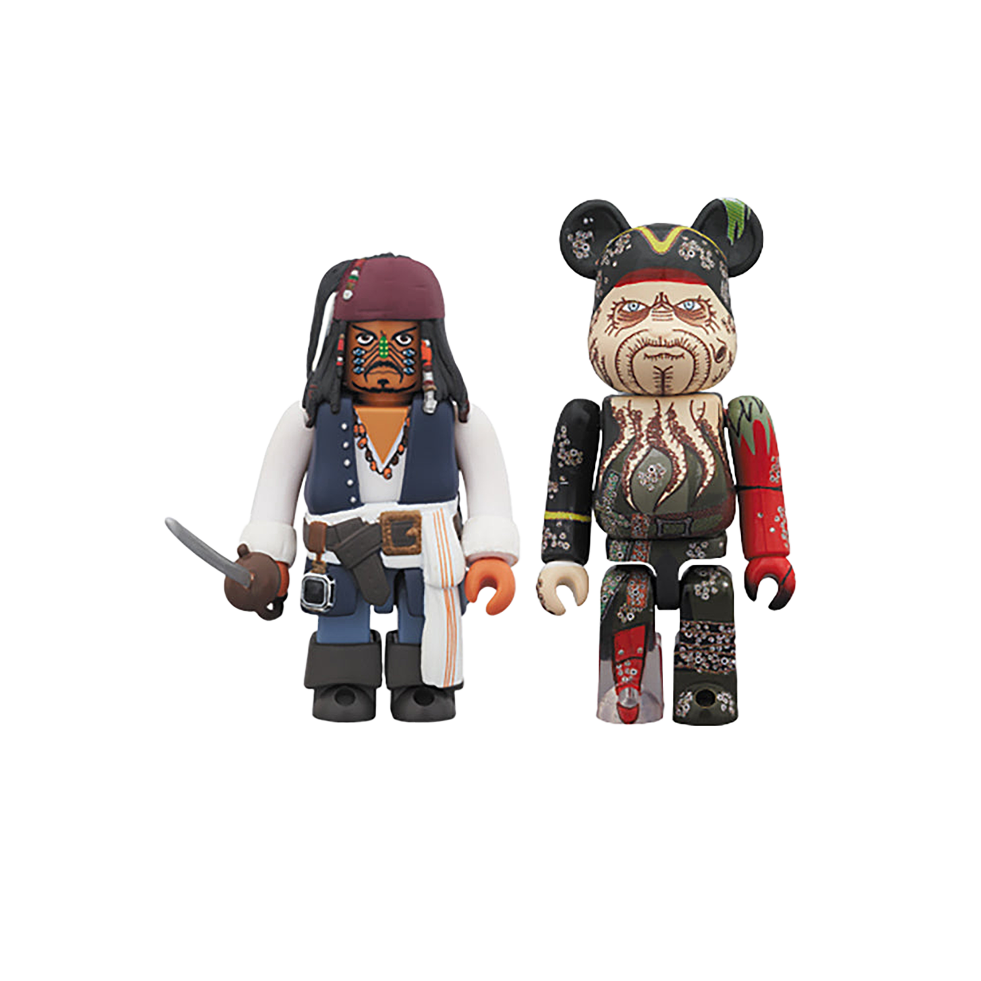 KUBRICK Jack Sparrow Cannibal Eyes ver. ＆ BE@RBRICK Davy Jones（Dead Man's Chest）