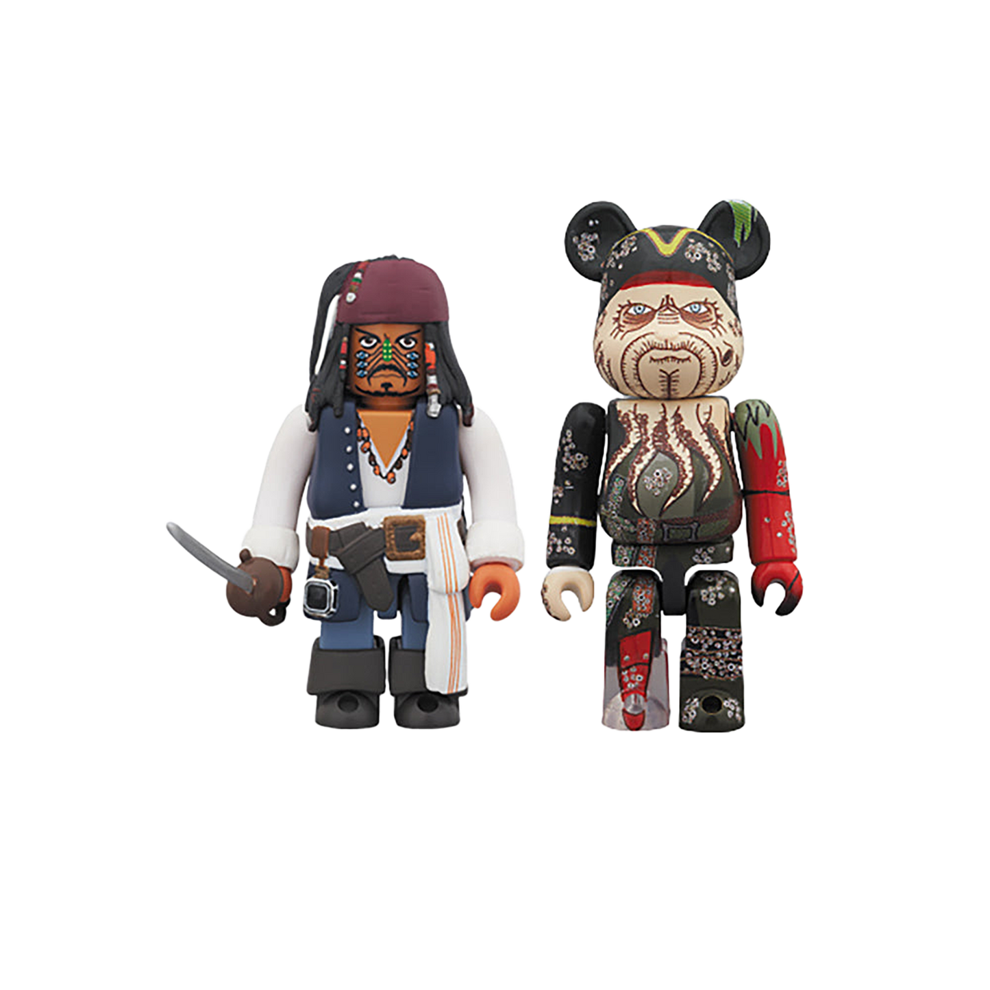 KUBRICK Jack Sparrow Cannibal Eyes ver. ＆ BE@RBRICK Davy Jones（Dead Man's Chest）