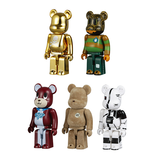 WORLD WIDE TOUR BE@RBRICK 5 PC SET［D］（100% 5体セット