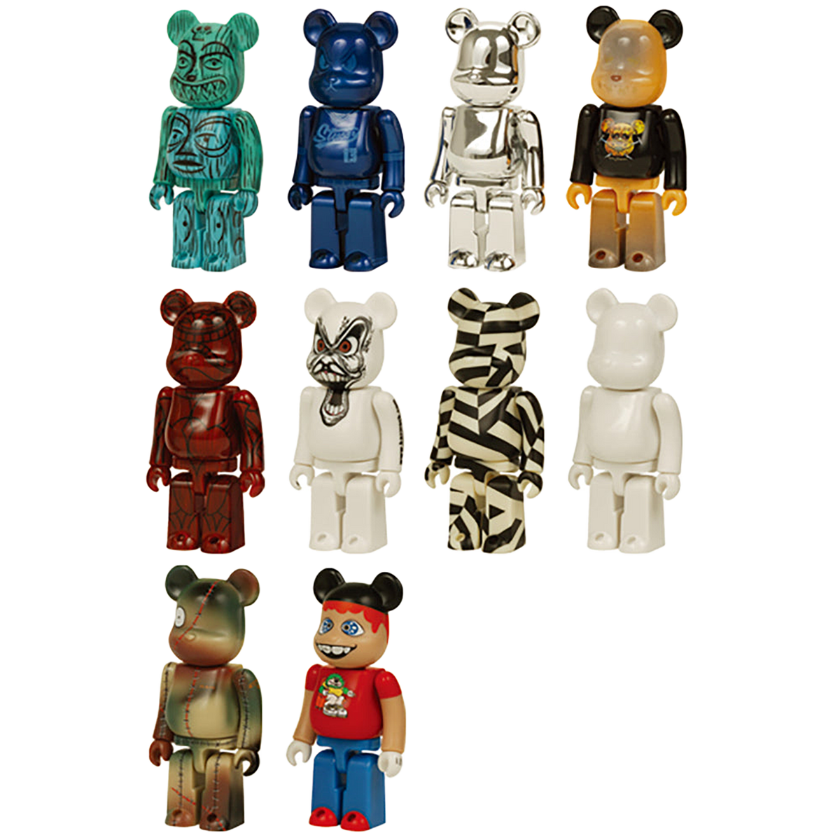 BE@RBRICK 10 PC SET (C)