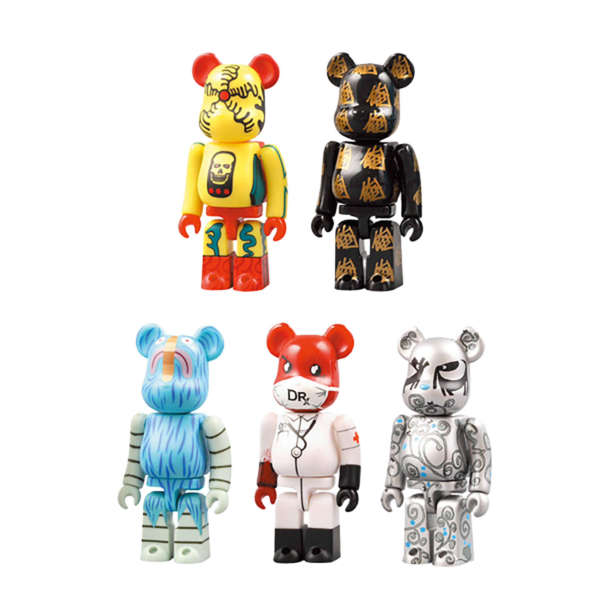 WORLD WIDE TOUR BE@RBRICK 5PC SET（F）
