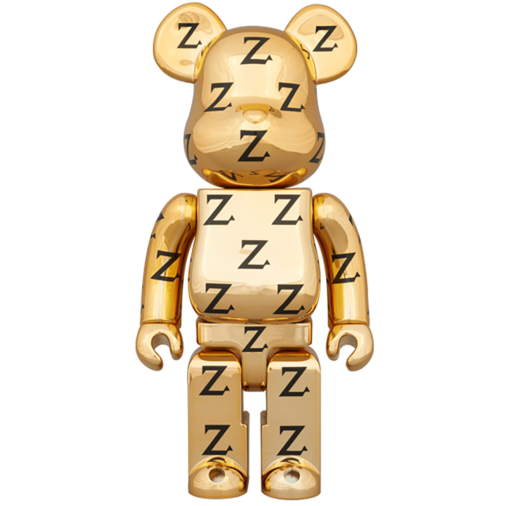 BE@RBRICK ZIKZIN 400% ゴールド/シルバー_1