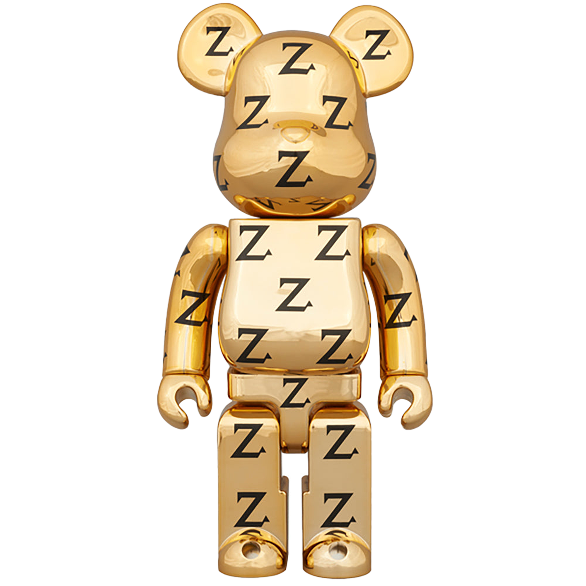 BE@RBRICK ZIKZIN 400% ゴールド/シルバー