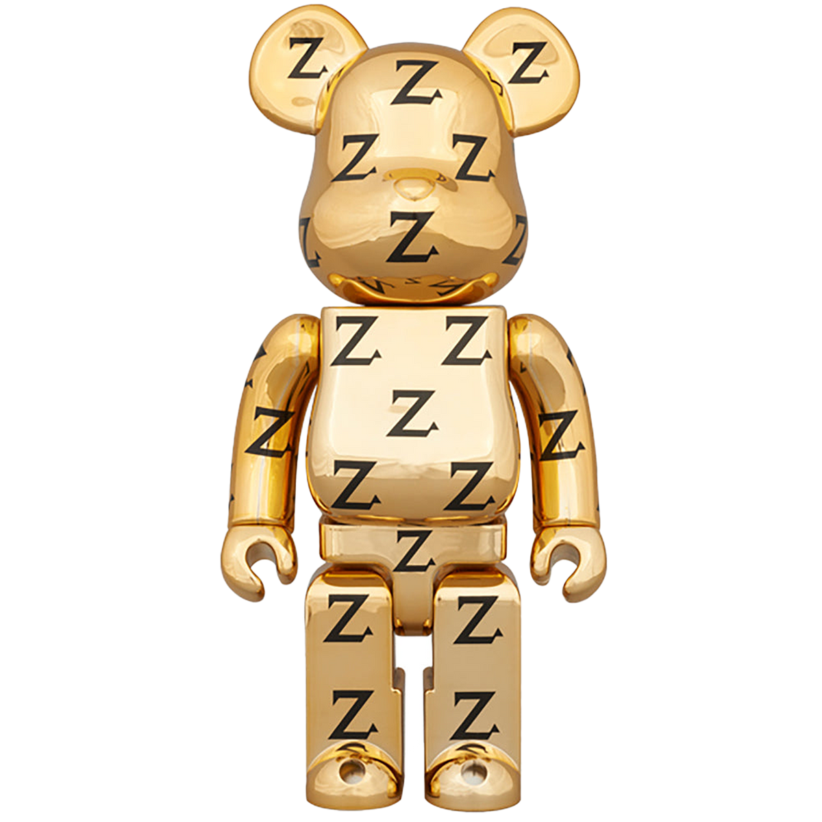 BE@RBRICK ZIKZIN 400% ゴールド/シルバー