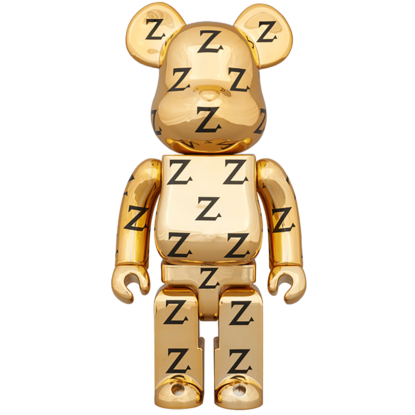 BE@RBRICK ZIKZIN 400% ゴールド/シルバー