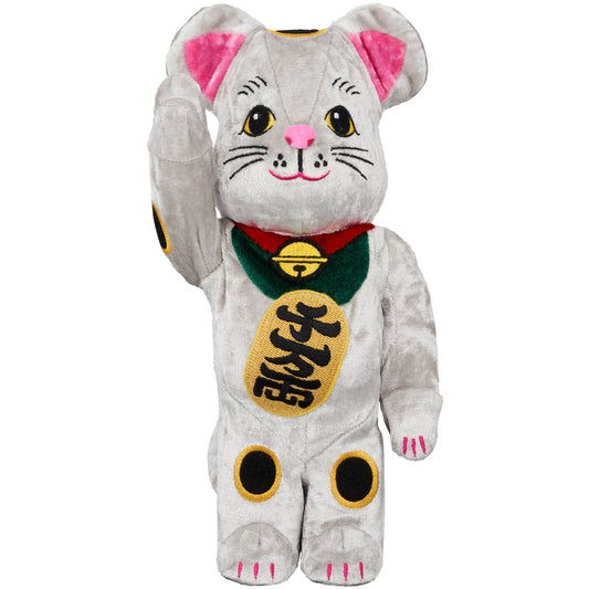 BE@RBRICK Manekineko Kigurumi Silver 400%