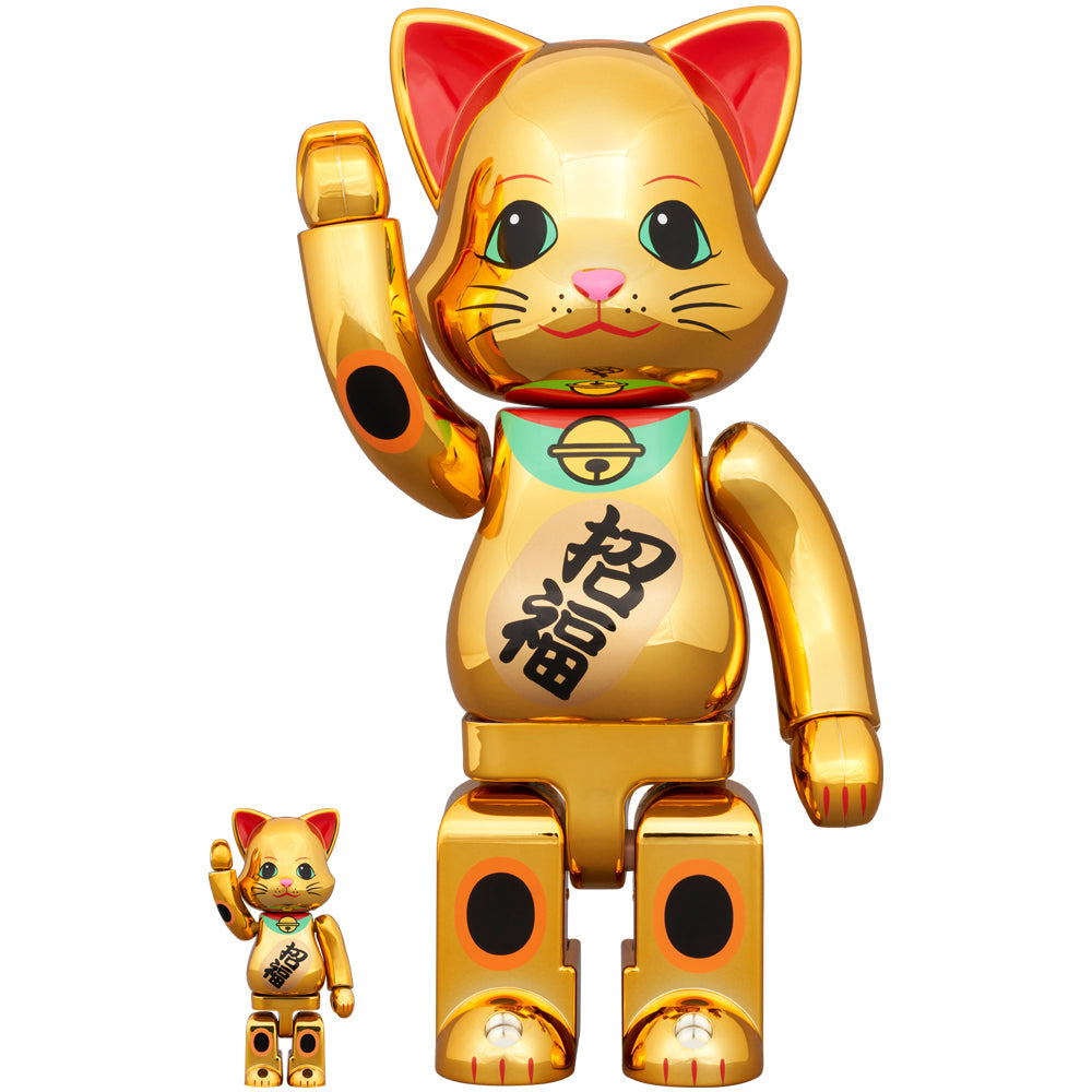 NY@BRICK 招财猫招财镀金 100% 和 400%