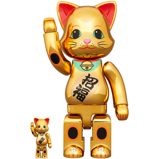 NY@BRICK Manekineko Lucky Gold Plated 100% & 400%