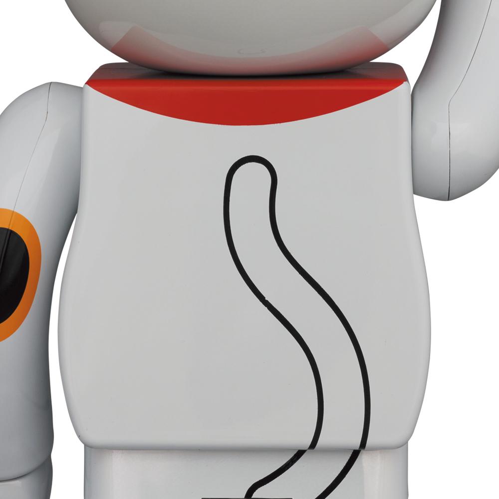 BE@RBRICK Maneki Neko White Plated Luminous 400%