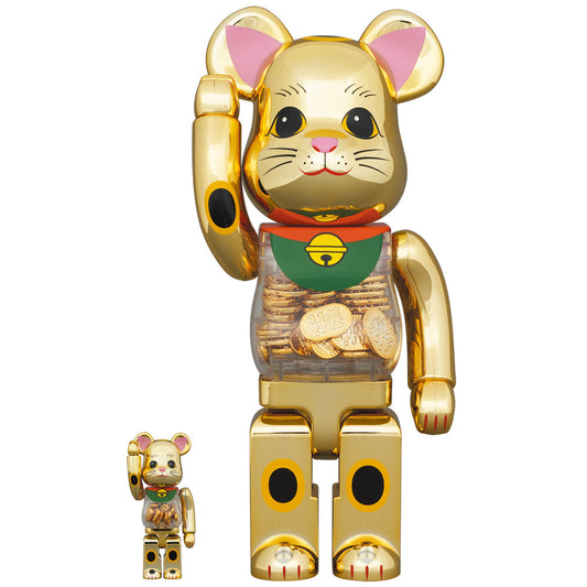 BE@RBRICK Maneki Neko koban 100％ & 400％
